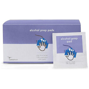 ALCOHOL PREP PAD 2PLY LARGE 70% 20/200